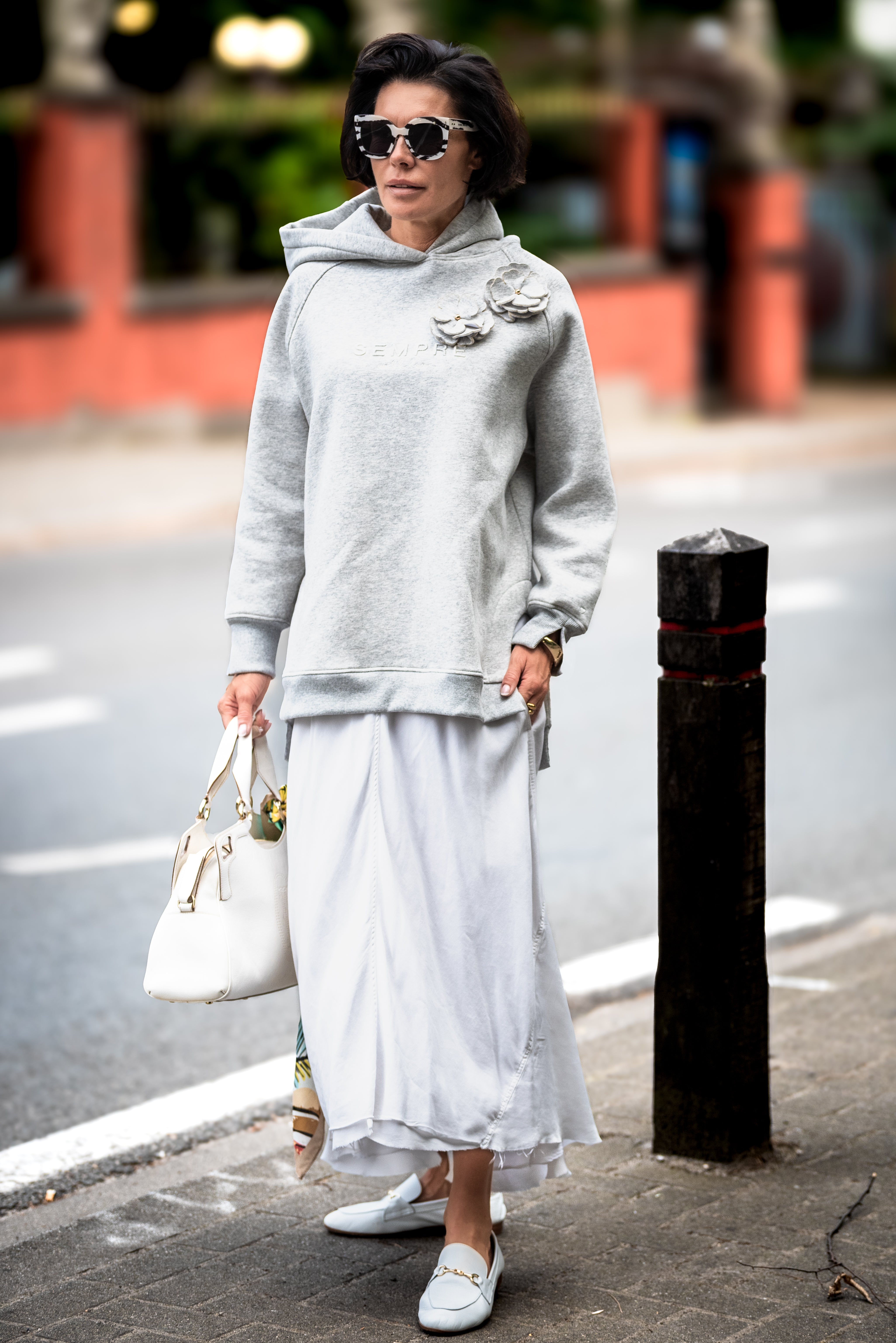 Hoodie with Floral Detail – Diamond Energy for Women Who Shine